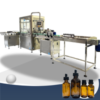 Machine de remplissage et de bouchage monobloc pour flacons pulvérisateurs d'huile et de sérum essentiels pour la peau, pour ligne d'embouteillage et d'emballage de liquides