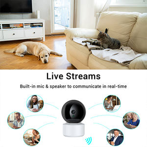 Prezzo di fabbrica Okam Hd 8Mp per interni Smart Home Security Baby Monitor Cloud di rilevamento del movimento 360 ° Ptz telecamera di rete Wifi - Product Image 6