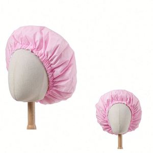 Gorro de Ducha Reutilizable, Impermeable, con Banda Elástica Lavable, para Cabello Largo y Trenzas, Regalo Promocional - Product Image 1