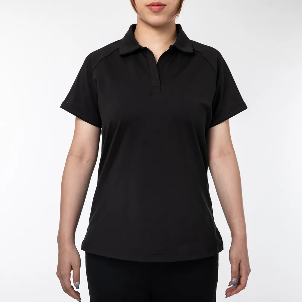 Women's polo Garment short sleeved thin white student shirt breathable half sleeve lapel shirt Garment