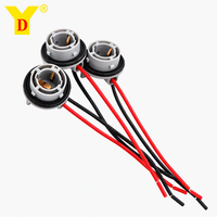 Nouvelle douille d'ampoule de voiture 1156 BA15S 1157 BAY15D avec faisceau de câblage et connecteur pour clignotant, feu stop et feu arrière 12V 18W