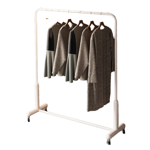 Porte-manteau de luxe léger à roues sur pied pour vêtements pour femmes <span class=keywords><strong>armoire</strong></span> d'affichage pour salon Internet célébrité préférée - Product Image 1