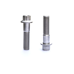 Pernos <span class=keywords><strong>de</strong></span> Titanio GR5 M8*32mm <span class=keywords><strong>de</strong></span> Alta Calidad, Pernos <span class=keywords><strong>de</strong></span> Cabeza <span class=keywords><strong>de</strong></span> Brida <span class=keywords><strong>de</strong></span> 12 Puntas, Precio <span class=keywords><strong>de</strong></span> Fábrica, Tornillos para Llantas Divididas - Product Image 2