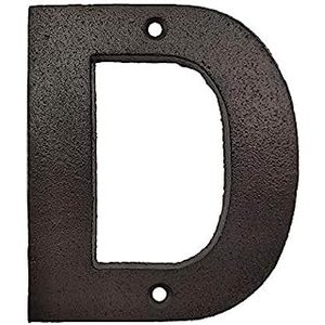 Lettre <span class=keywords><strong>de</strong></span> <span class=keywords><strong>maison</strong></span> noire B pour <span class=keywords><strong>adresse</strong></span> à domicile, numéro <span class=keywords><strong>de</strong></span> boîte aux lettres en métal massif, vis assorties incluses - Product Image 4