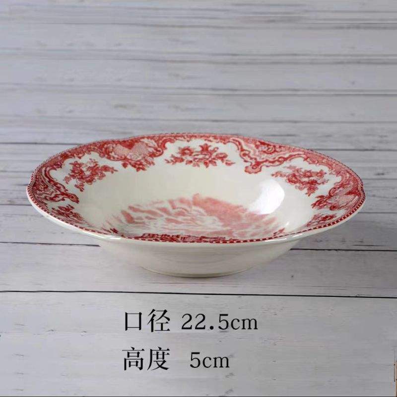 8.5 inch borscht soup plate