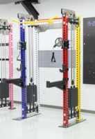 Station d'entraînement multifonction complète en acier pour la musculation : pectoraux, dos, bras – Rack de force pour exercices de renforcement musculaire