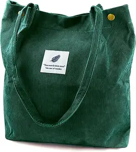 Shopping Bag Canvas Leisure Hand GREEN Bag Shoulder Tote Bag