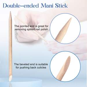 Vente en gros d'usine, ensemble de 4 outils professionnels pour les ongles, mini colle à ongles jetable, lime à ongles, bâtonnet en bois, tampons d'<span class=keywords><strong>alcool</strong></span> pour le bricolage - Product Image 3