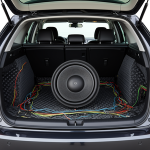 Subwoofer de voiture 5 cœurs 12 pouces 300W 4 ohms, haut-parleur audio à basses profondes pour système stéréo de véhicule - Product Image 2