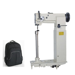 Machine à coudre semi-automatique à point noué à bras haut, alimentation par aiguille unique, machine à coudre à bras plat à aiguille unique, machine à coudre à bras haut pour cuir - Product Image 2