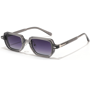 Square Full Rim Sunglasses Solid Black <b>Frame</b> Polycarbonate Lens Anti-Uv Protection Unisex Adult - Product Image 6
