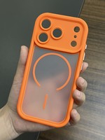 Coque de téléphone souple transparente magnétique premium minimaliste en TPU+PC pour iPhone 17 16 15 14 13 Pro Max
