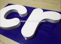 2024 nouvelle lettre d'éclairage acrylique sans cadre profil métallique en aluminium lettre super LED