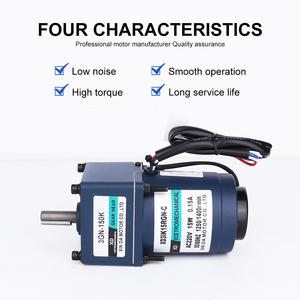 Ventes directes d'usine de 15W 110V 220V 380V <span class=keywords><strong>Moteur</strong></span> à engrenages à courant alternatif à contrôle de vitesse variable électrique avec régulateur de vitesse - Product Image 2