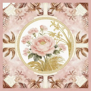 Housse de table de mahjong de style varié avec motifs floraux <span class=keywords><strong>aquarelle</strong></span> de feuilles et de bourgeons de roses, tapis de mahjong de luxe - Product Image 3
