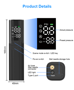 NEWO Fast Ball Automatic Wireless Electric <strong>Air</strong> <strong>Pump</strong> for Inflatables Basketball, Soccer, Volleyball, <strong>Football</strong> - Product Image 4