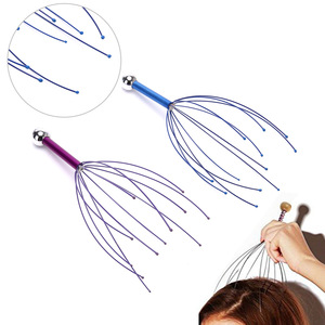 Steel <strong>Wire</strong> <strong>Scalp</strong> <strong>Massage</strong> Scratcher Head Scratcher Octopus Head Massager Octopus Relax Hair <strong>Scalp</strong> Head Scratcher Manual Massager - Product Image 3