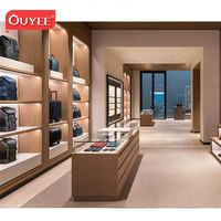 Meuble de présentation de chaussures de luxe en bois, design OUYEE, avec garantie de 3 ans