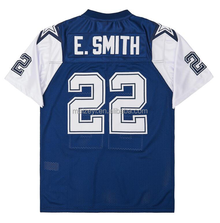 #22 Emmitt Smith, alternatif bleu marine