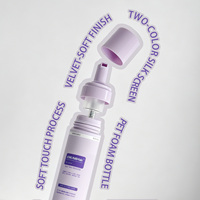 Emballage cosmétique en plastique rechargeable de luxe, couleur mate, sans BPA, écologique, flacon pompe pour lotion, savon, liquide de lavage, mousse
