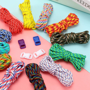 Vente en gros stock de paracorde 550 robuste 10mm <span class=keywords><strong>8mm</strong></span> 6mm tressé réfléchissant Bileklik chien couleurs or rose bleu pour le camping et la randonnée - Product Image 2