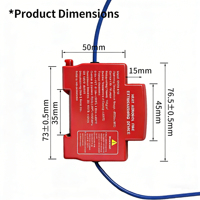 Autocollant pour dispositif d'extinction d'incendie automatique par aérosol thermique pour armoire électrique et système de suppression d'incendie de batterie – Sans intermédiaire