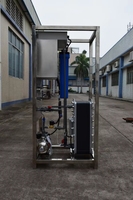 Système EDI, machine d'électrodésionisation avec boîte de vitesses, garantie 1 an, 500 L/heure, TDS 0, traitement de l'eau ultra pure, installation de déionisation
