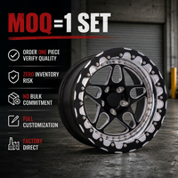 Jantes Beadlock forgées 12K Ton en 6061-T6 de 17, 18, 19, 20 pouces, roues de course personnalisées pour Mustang, Chevrolet Camaro SS, Nissan, Toyota