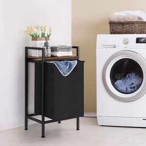 Clasificador <span class=keywords><strong>de</strong></span> ropa hecho en hierro, cesto <span class=keywords><strong>de</strong></span> ropa <span class=keywords><strong>de</strong></span> tamaño personalizado con bolsa extraíble y ruedas, organizador <span class=keywords><strong>de</strong></span> cesta y cesta extraíble - Product Image 4