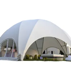 屋外イベントプロモーショントレードショーPVC結婚披露宴テントのための測地線ドームシェル形状サーカステント