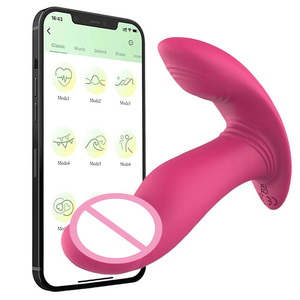 Stimulateur sexuel vibrant et oscillant commandé par application, en forme de papillon, pour clitoris, <span class=keywords><strong>anus</strong></span> et point G, vibromasseur culotte pour femmes - Product Image 6