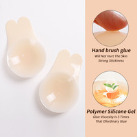 Protège-mamelons adhésifs en silicone chaud, lavables, invisibles, respirants, mats, solides, effet push-up, sans bretelles, pour un lifting discret