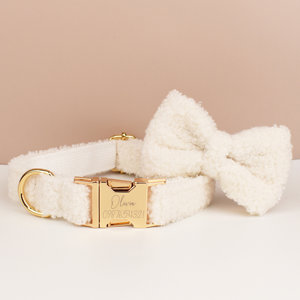 <span class=keywords><strong>Collar</strong></span> de perro de lujo de alta calidad con nombre grabado, oso de peluche, conjunto de <span class=keywords><strong>collar</strong></span> y correa de perro personalizado - Product Image 6