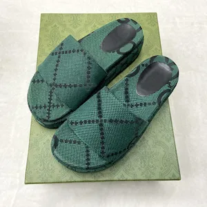 Sandales de luxe à plateforme évidée pour femmes, style claquettes de créateurs, <span class=keywords><strong>chaussures</strong></span> de plage - Product Image 3