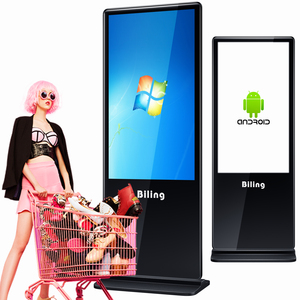Tầng đứng 32 43 49 55 65 inch trong nhà tương tác kỹ thuật số biển LCD hiển thị Quảng cáo thông tin màn hình cảm ứng kiosk - Product Image 1