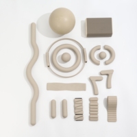 Kit de Pilates Premium en Gros pour Entraînement à Domicile : Bandes de Résistance, Cercle Magique de Pilates, Brique de Yoga, Ballon et Kit de Poids de Cheville