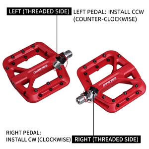 Pédales de VTT GINEYEA M996 en fibre de nylon ultralégère, haute qualité, antidérapantes, résistantes à l'eau, pour BMX/cyclistes de montagne/vélos de route - Product Image 5