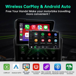 6 inch Navigation xe máy không thấm nước Apple Carplay Màn hình hiển thị di động xe máy không dây Android tự động màn hình - Product Image 2
