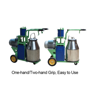 Máquina de Ordeño de Pistón <span class=keywords><strong>para</strong></span> <span class=keywords><strong>Vacas</strong></span>, Bomba de Vacío de 25L, Ordeñadora Automática Portátil con Cubeta de Acero Inoxidable, 10-12 <span class=keywords><strong>Vacas</strong></span> por Hora - Product Image 3