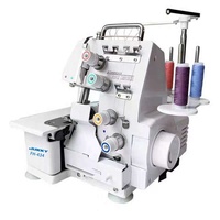 Machine à coudre à surjet domestique JK4-434D prix d'usine avec quatre fils et lampe LED une machine à coudre