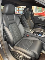 Housses de sièges de voiture électriques de luxe pour Audi/Volkswagen, surpiqûres diamantées de qualité supérieure