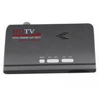 Receptor Digital Terrestre DVB-T2 Full HD 1080P con Salida HDMI/VGA AV, Decodificador para Convertir TV Analógica a Digital