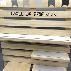 Chambre d'<span class=keywords><strong>enfant</strong></span> personnalisée <span class=keywords><strong>murale</strong></span> en bois de Paulownia solide flottant Toniebox jouet pour enfants <span class=keywords><strong>étagère</strong></span> royale - Product Image 5
