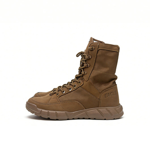 Botas Tácticas DF22 para Hombre, Impermeables, de Lona, para Senderismo al Aire Libre, Color Marrón, para Todas las Estaciones - Product Image 4