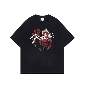 Camiseta personalizada extragrande de 100% algodón para hombre, ropa de calle, camiseta estampada Dgt - Product Image 1