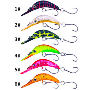 Señuelo de Pesca <span class=keywords><strong>Bonic</strong></span> Mini Minnow 5.2CM-2.6G, Señuelo Duro en Forma de Arco con Ojos 3D para Pesca en el Mar - Product Image 6