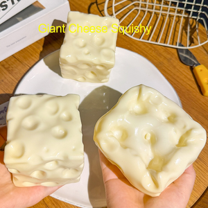 KJKJ Giocattolo Gigante Morbido a Forma di Formaggio Trasparente con Ripieno di Vaselina, Divertente, Non Si Dilata, Ideale per Feste, Unisex 14+ Anni - Product Image 1