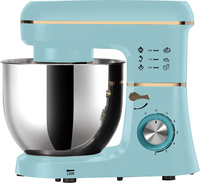 Robot pâtissier électrique 1400W pour la préparation de gâteaux et pâtes, batteur mélangeur 5L