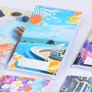 Usine Directe Lignes Horizontales Creative Selle Stitch Light Exercise Book Eco Business Notebook Office Student Review Book - Product Image 4