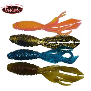 TAKEDO LD19 Bán Hot 12.5Cm 13.7 Gam Tôm Cá Lure Tôm Hùm Nhân Tạo Mềm Bait Fishing Bait